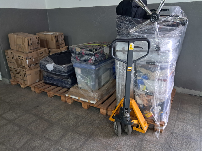 Pallet Storage Asuncion, much volume for low Price!